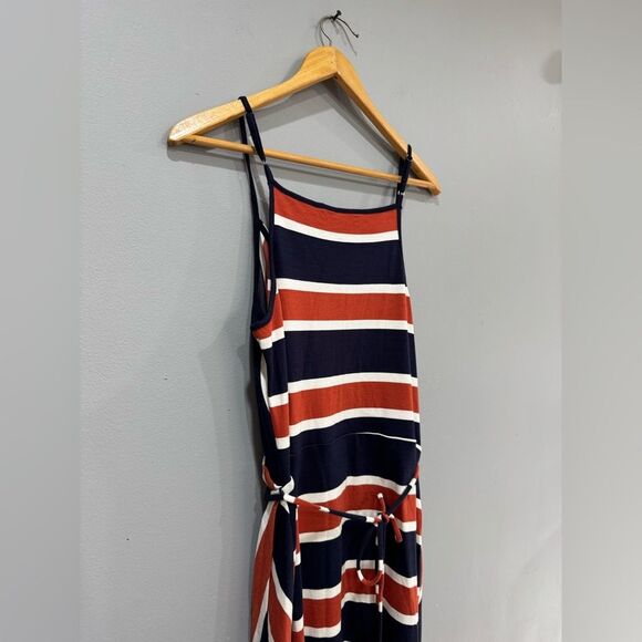 Navy/Rust 41 Hawthorn Wrap Dress Size L EUC - Picture 6 of 8